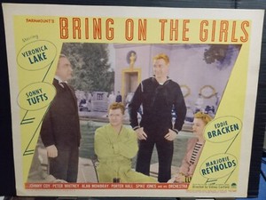 Lobby Card 1944 BRING ON THE GIRLS Eddie Bracken Sonny Tufts Marjorie Reynolds