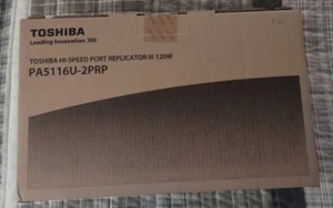Toshiba PA5116U-2PRP Hi-speed port replicator III 120W - Picture 1 of 4