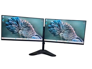 Dual Dell Monitors P2418d 24-inch 2560x1440 QHD With Dual Stand (UNASSEMBLED) - Picture 1 of 6