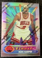 1994-95 Topps Finest #293 Ron Harper “REFRACTOR”‘Protective Coating Intact’