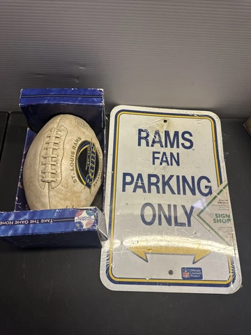 St. Louis Rams "Established 1937" Fotoball Photo NFLPA  Original Box Bundle Cover