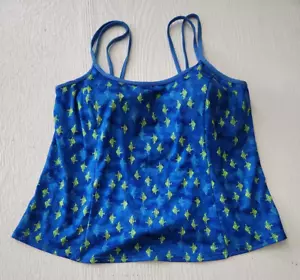 Suit Yourself Damen Größe 16W blau Fischdruck Top nur Bademode - Bild 1 von 7