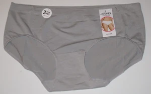 JOCKEY Mujer 8/XL Hipster Ropa Interior Bragas 1 pr Gris Suave y Brillante - Imagen 1 de 1