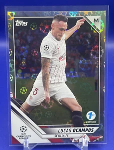 Topps 2021-22 UEFA Champions League 1st Edition Lucas Ocampos Starball Sevilla - Picture 1 of 2