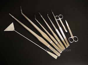 Aquarium Plants Tools SCISSORS TWEEZERS LEVELER - fish tank water plant - Picture 1 of 7
