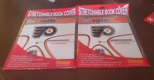 2 brand new Philadelphia Flyers Stretchable Book Covers,John F. Turner and Comp. - Picture 1 of 8