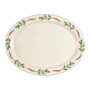Lenox Country Holly piatto da portata ovale 14" - Foto 1 di 2