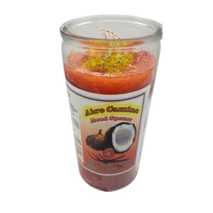 Jumbo Veladora Preparada De Abre Camino / Jumbo Road Opener 14 Day Fixed Candle - Picture 1 of 3