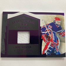 2022-23 Leaf In The Game Used Hockey Hall Of Fame 8/45 Mike Richter