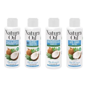 NaturaOil Travel Kit Champú + Bálsamo Máscara + Bañodoccia + Leche Cuerpo Coco - Imagen 1 de 1