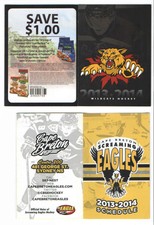 2013-14 Moncton Wildcats QMJHL Hockey Pocket Schedule