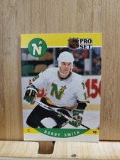 BOBBY SMITH🏆1990 Pro Set Series II #463 NORTH STARS  NHL Hockey Card🏆
