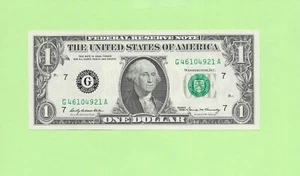 N1S... 1969...UNCIRC $1 G 4610 4921 A... 1969 $1 G-A BELLA NOTA FRN - Foto 1 di 2
