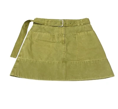 Proenza Schouler white label designer Belted Washed Cotton Skirt utilitarian 6 - Image 1 of 4