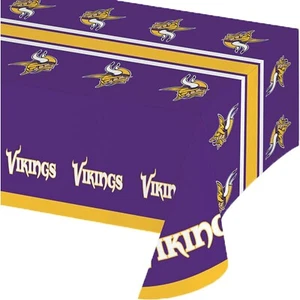 MINNESOTA VIKINGS Plastic Vinyl Table Cover #03b - NEW - Picture 1 of 1