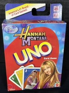 Hannah Montana UNO Card Game 2007 Mattel Disney COMPLETE Pre-owned - Picture 1 of 4