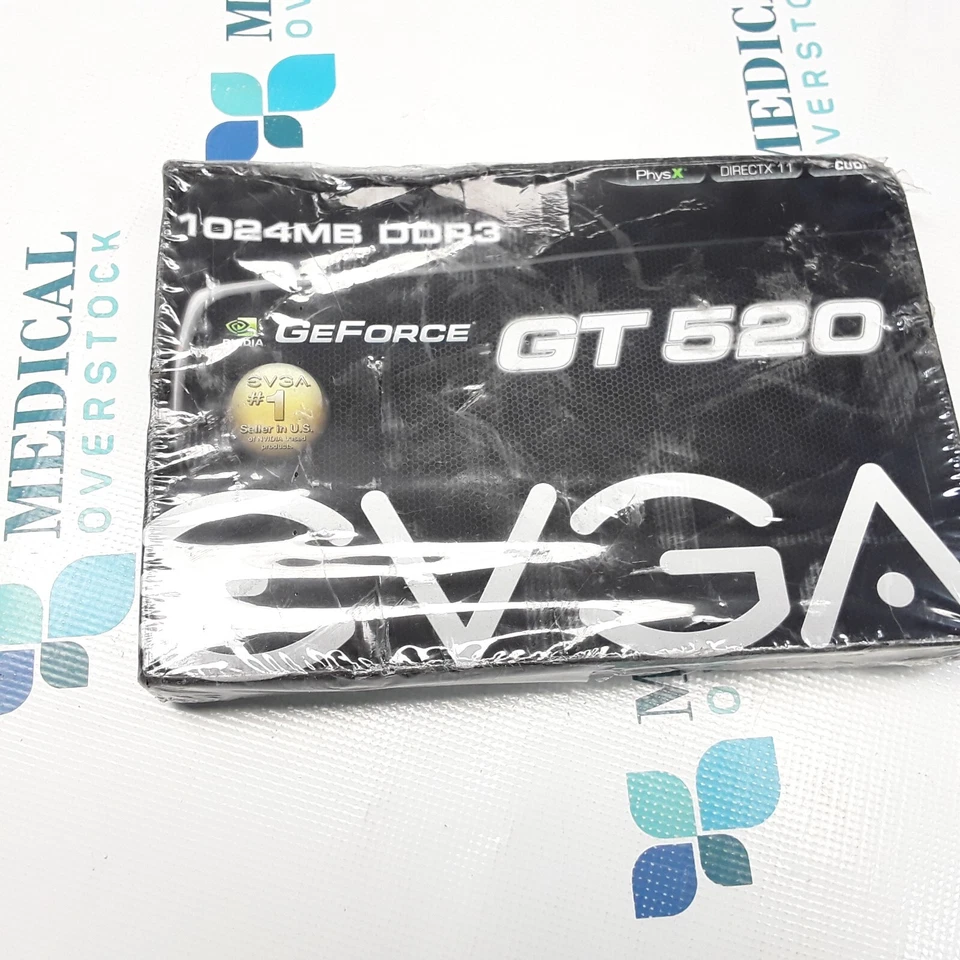 EVGA NVIDIA GEFORCE GT 520 1024MB DDR3 - NEW - Image 1 of 1