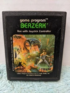 Berzerk Atari Game Cartridge - Classic Arcade Game - 1982 - CX2650 - Bild 1 von 1