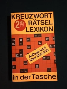 Kreuzwort Rätsel Lexikon Paperback - German Crossword Puzzle Dictionary - Foto 1 di 8