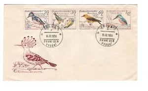 FDC Czech Praha 1959 Birds - Picture 1 of 2