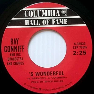 Ray Conniff & His Orchestra- 'S Wonderful / Say It With Music [7" 45 rpm Single] - Picture 1 of 1