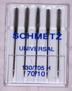 5 Schmetz Nähmascinen Nadeln universal 130/705 H 70/10 - Bild 1 von 1
