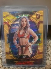 2023 Panini Select WWE Thea Hail Rc Gold WAVE PRIZM 07/10