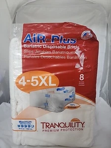 Tranquility Air-Plus Bariatric Disposable Diaper Briefs. X2 - Picture 1 of 5