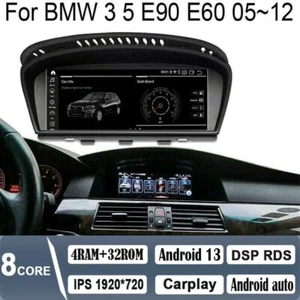 8.8" Android Navigation Car GPS Stereo Radio Wifi Carplay For BMW 3 5 E90 E60 - Imagen 1 de 14