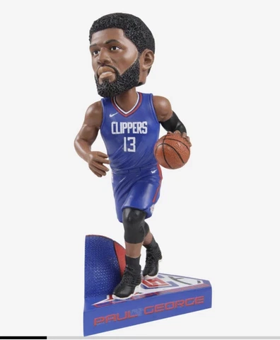 Paul George Los Angeles Clippers 2021 Dynamic Dual NBA Limited Ed Bobblehead Cover