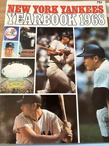 New York Yankees 1968 Team Yearbook Mickey Mantle on cover High Grade. - Picture 1 of 5