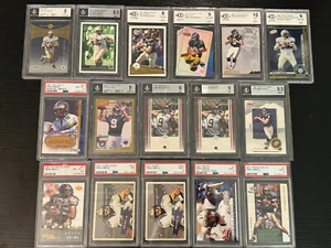 (16) 2001 Drew Brees Rookie cards lot RC, all graded, PSA BGS BCCG, *SEWALL* - Picture 1 of 8