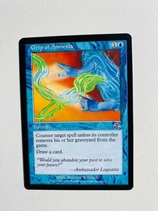 1X MTG MAGIC THE GATHERING GRIP OF AMNESIA NM-MT CARD - Picture 1 of 2