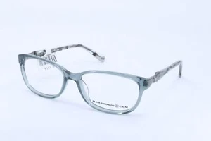 Max Studio LX156Z Azure Rectangle Women Full Rim 52-15-135 Eyeglasses Frames - Picture 1 of 6