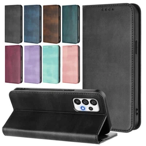 For Samsung A91 A81 A73 A72 A71 A70 Case Leather Card Wallet Magnetic Flip Cover - Picture 1 of 84