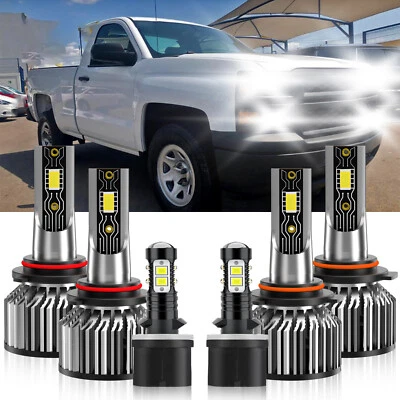 Светодиодная лампа фары + противотуманные фары набор белый 6500K для Chevrolet Sonora 2005-2006 - Изображение 1 из 4