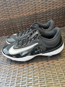 Botines de béisbol Nike Alpha Huarache Elite 4 bajos negros DJ6521-011 para hombre talla 15 - Imagen 1 de 7