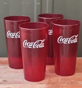 4 Coca Cola rot Kunststoff Modell 6620-1 Restaurant Becher Becher G.E.T. 24oz - Bild 1 von 7