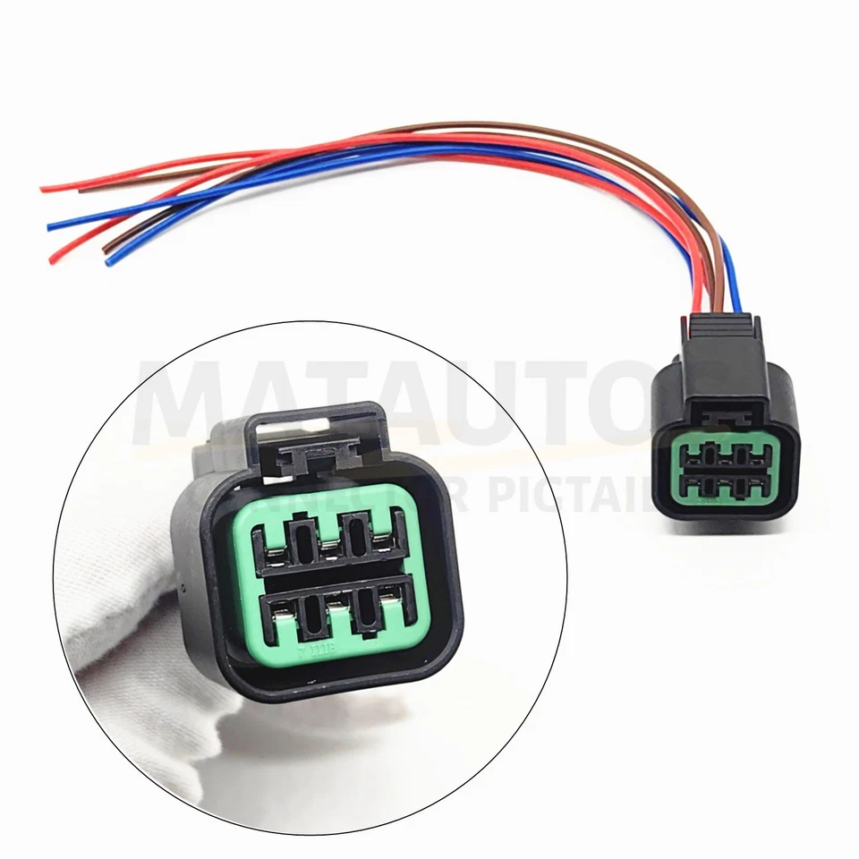 6 Wire Headlight Connector Repair For Hyundai Elantra 2001-2010 - Image 1 of 4