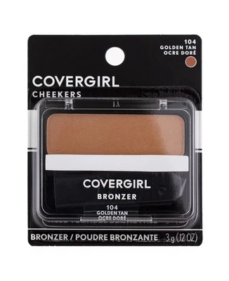 2pack Covergirl Cheekers Bronzer Sealed 0.12 oz 104 - Golden Tan - Image 1 of 4