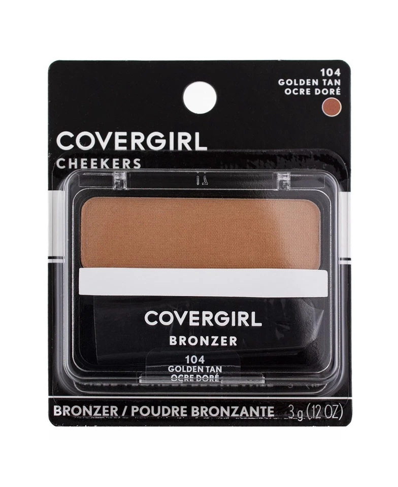 2pack Covergirl Cheekers Bronzer Sealed 0.12 oz 104 - Golden Tan - Image 1 of 4