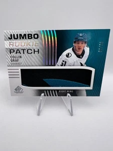 Collin Graf - 2024-25 SP Game Used Jumbo Rookie Patch #JRP-GR /25 Sharks RC SSP - Picture 1 of 3