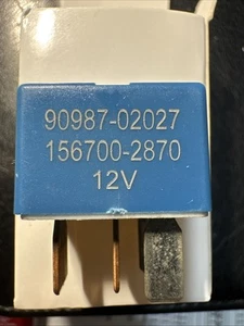 Relay Relè 12v TOYOTA Yaris Prius LEXUS e altre 90987-02027 156700-2870 comefoto - Foto 1 di 3