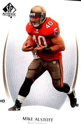 2007 SP Authentic Mike Alstott Tampa Bay Buccaneers #66 - Image 1 of 2