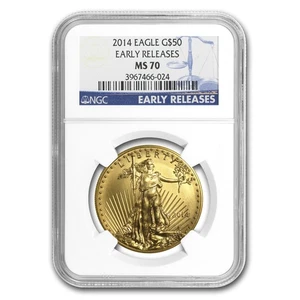 2014 1 oz American Gold Eagle MS-70 NGC (Early Releases) - Picture 1 of 3