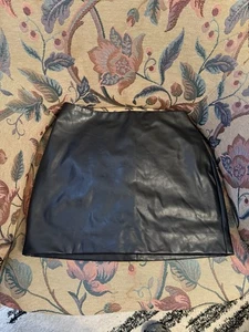 Schwarzer Leder Bleistift Minirock Express Größe 0 Damen " - Bild 1 von 4