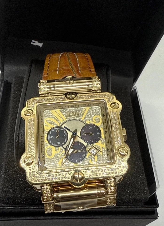 JBW Phantom Brown/Gold Men's Watch - JB-6215-238-A