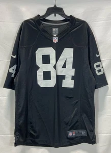 Nike Mens Black Las Vegas Raiders Antonio Brown #84 Jersey Size Large NWT - Picture 1 of 7