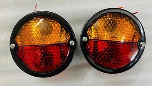 Massey Tractor Jeep Willys Rear Tail Brake Light Pair | Fit For - Imagen 1 de 5