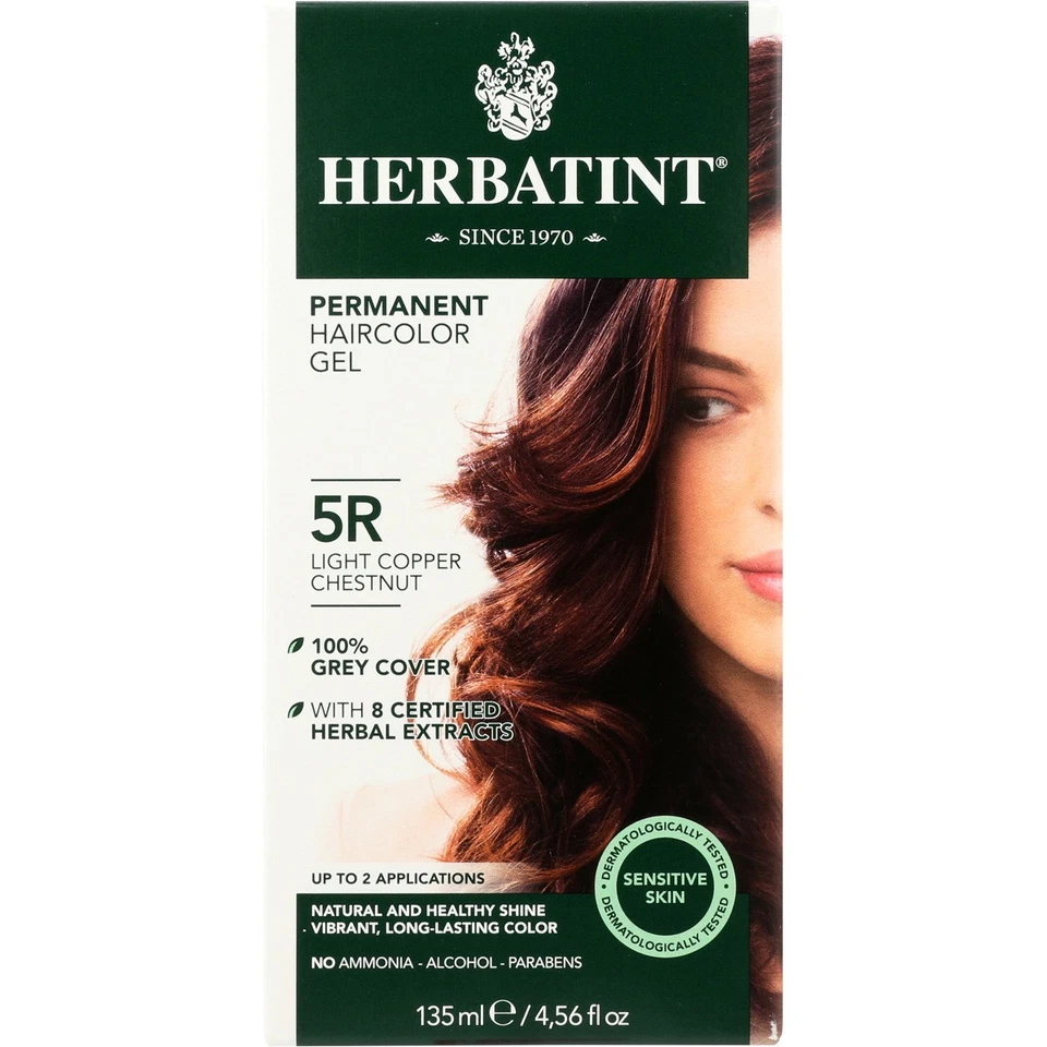 Herbatint Permanent Haircolor Gel 5R Light Copper Chestnut 4 Oz - Image 1 of 1